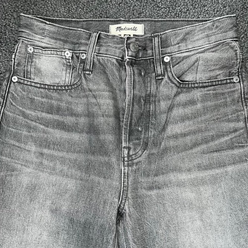 MADEWELL Fair Trade Certified Factory - The Dad Jean - Gray - NWOT - Size 23 - Picture 2 of 11